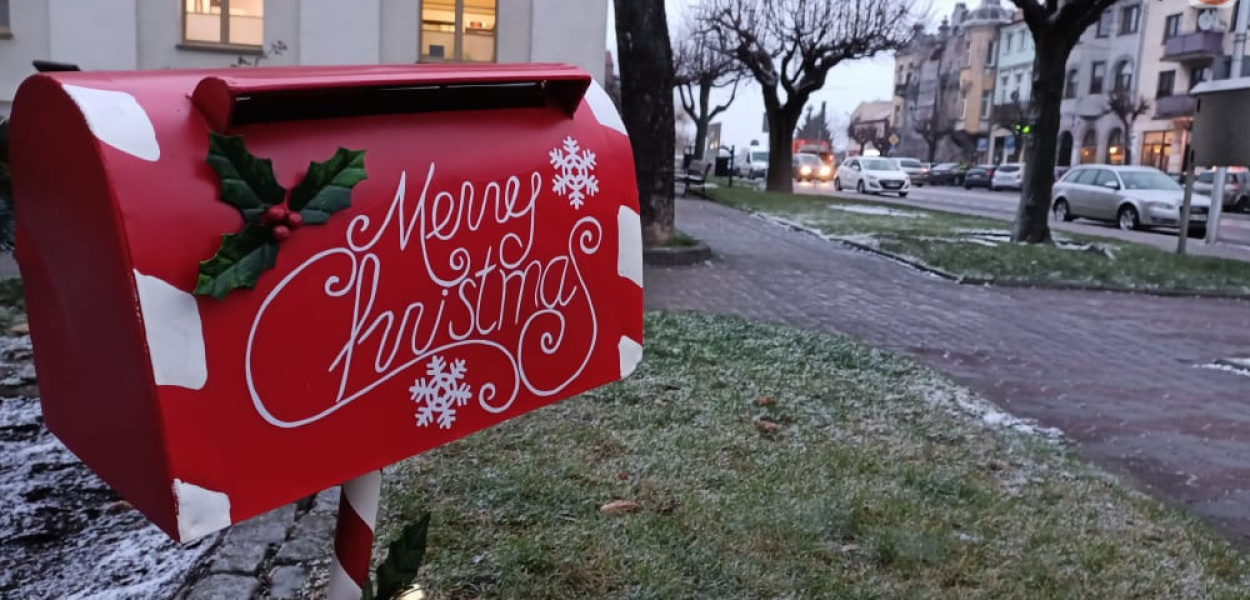 Skrzynka na listy do Świętego Mikołaja