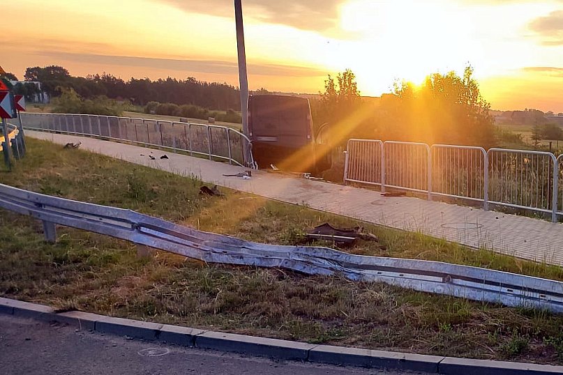 Szaleńcza jazda kierowcy busa