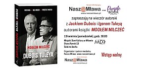 Dziś spotkanie z Jackiem Dubois i Igorem Tuleyą