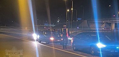 Nielegalny wyścig audi i skody na ekspresowej  S7