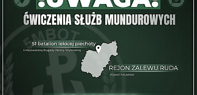 Ćwiczenia wojskowe nad Zalewem Ruda. Wojsko prosi o coś mieszkańców