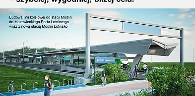 Bezpośredni pociąg na lotnisko w Modlinie: Ruszył przetarg na kluczową linię kolej