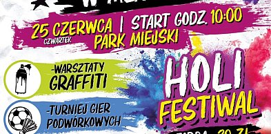 Dzień Młodzieży w Mławie: Graffiti i Holi Festiwal