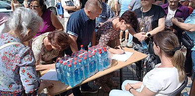 Protest w Mławie. Mieszkańcy: "Wyjdź do nas panie starosto"