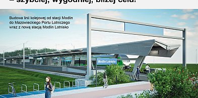 Bezpośredni pociąg na lotnisko w Modlinie: Ruszył przetarg na kluczową linię kolej