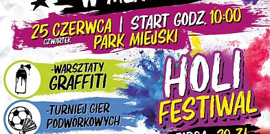 Dzień Młodzieży w Mławie: Graffiti i Holi Festiwal