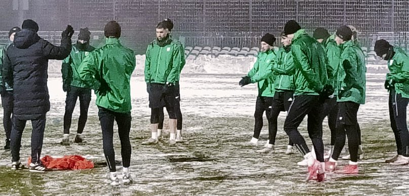 Zimowy początek przygotowań. Pod okiem Gołębiewskiego