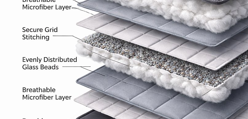 Kołdra obciążeniowa – warstwy, materiały i ich zastosowanie