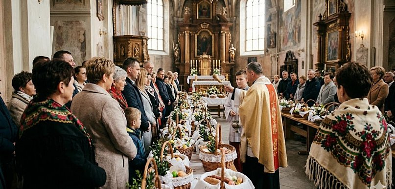 Wielkanoc 2026 w Mławie: Kiedy nabożeństwa, święcenie pokarmów i Rezurekcje