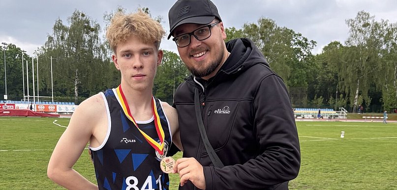 Złoto w trójskoku, brąz w skoku w dal. Jakub na podium w Mazowszu