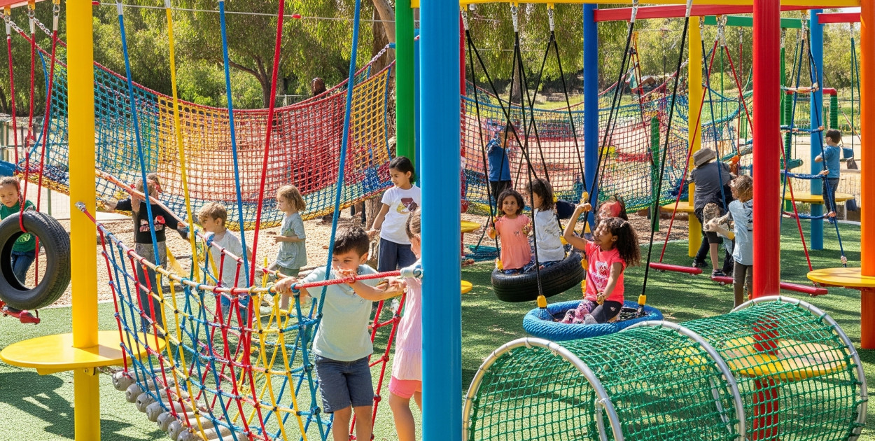 Park linowy w Mławie 