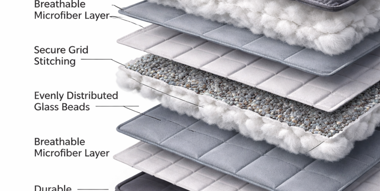 Kołdra obciążeniowa – warstwy, materiały i ich zastosowanie