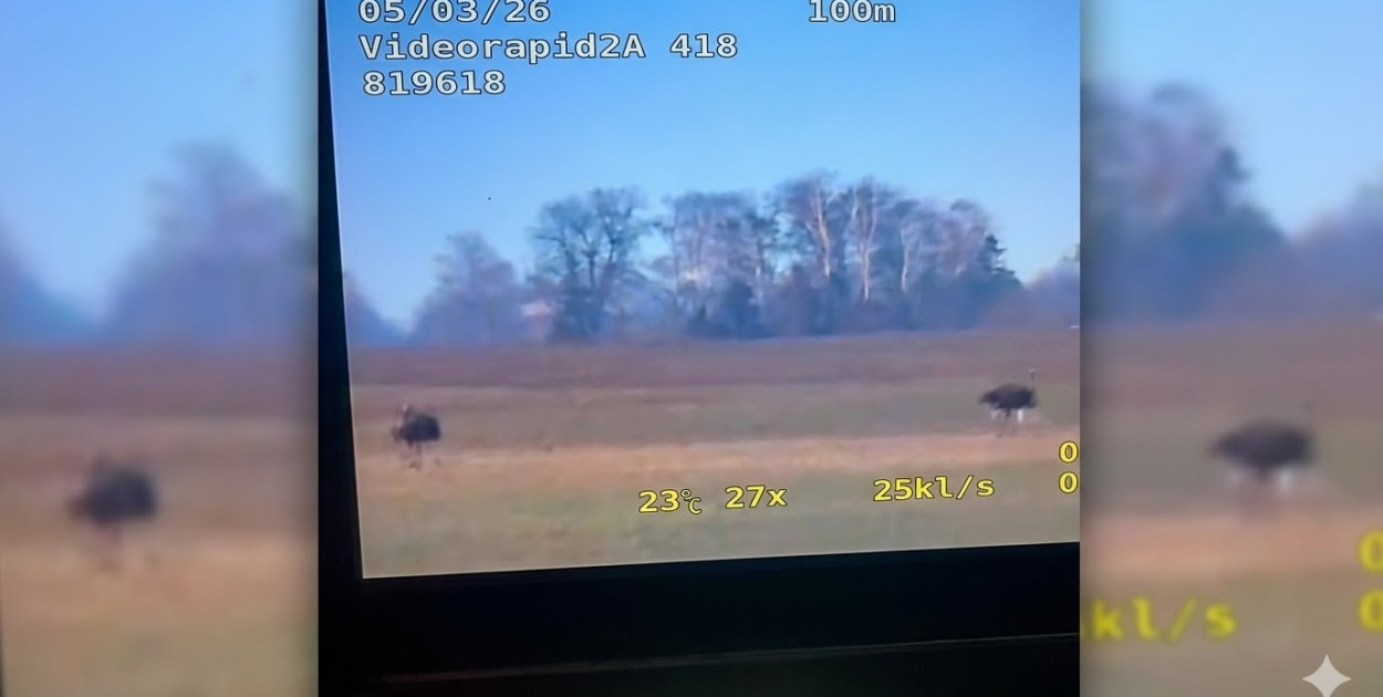 Spotkanie oko w oko z naturą. Dwa potężne łosie