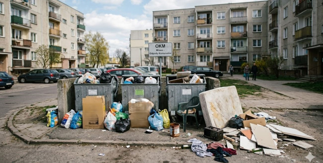 Mobilny PSZOK w Mławie: Pozbądź się „trudnych” odpadów na osiedlu