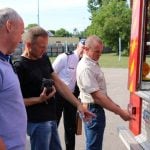 Litewscy strażacy z wizytą w mławskiej OSP 23