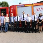 Litewscy strażacy z wizytą w mławskiej OSP 27