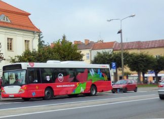 Miejski autobus w Mlawie