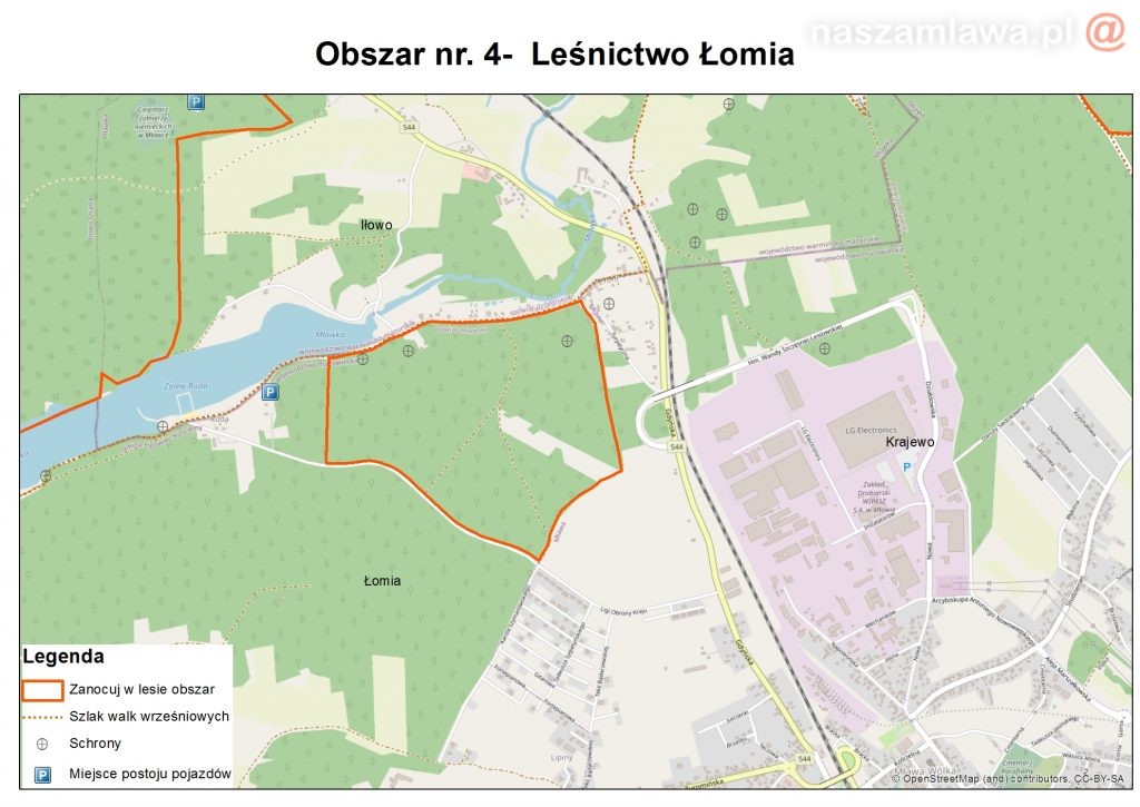Obszar nr 4 lesnictwo Lomia