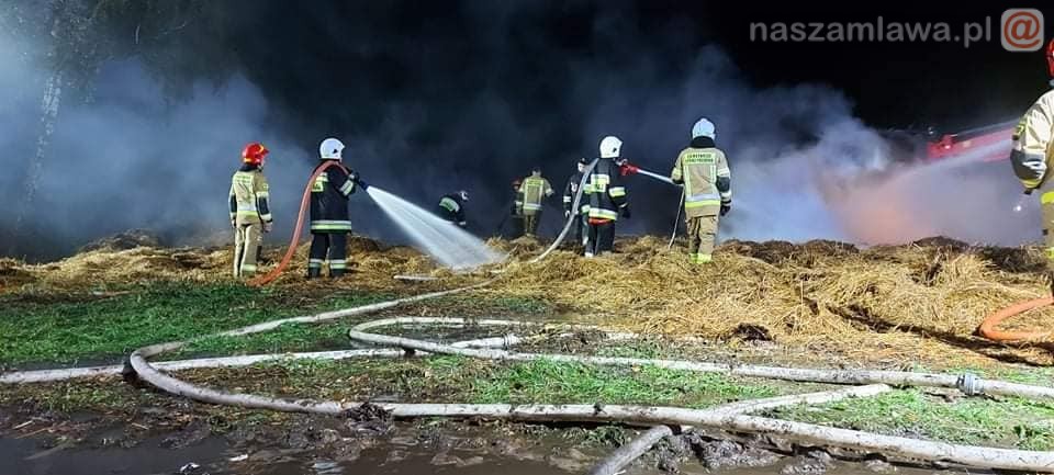 Akcja ratunkowa podczas pożaru