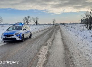 policja na drodze