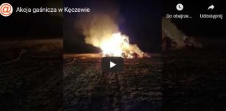 pożar w Kęczewie