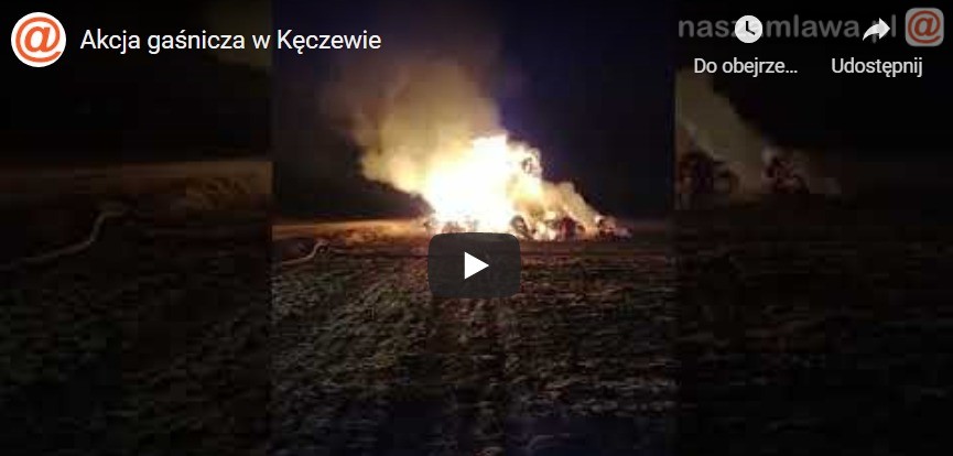pożar w Kęczewie