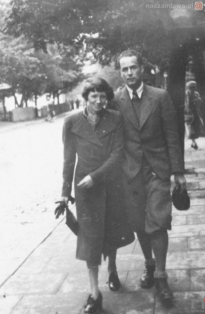 Fot. Tadeusz Wacław Korzybski z żoną Marią