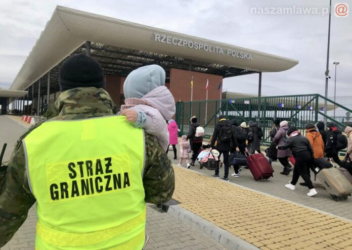 ludzie na granicy polsko-ukraińskiej