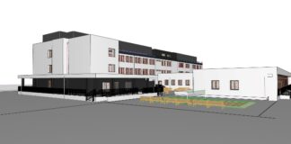 wizualizacja rozbudowy szpitala w Ciechanowie