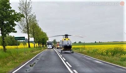 wypadek helikopter